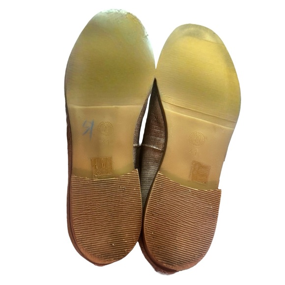 INGLEDEW’S PINK/GOLD/SILVER METALLIC SANDALS - ITALY  (SZ 41/10-10.5) - Picture 6 of 12